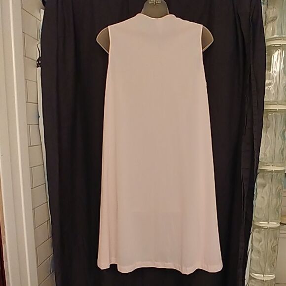 Vtg 60s Gilead Pink Nylon Nightie Robe Sleep Set - Picture 4 of 8